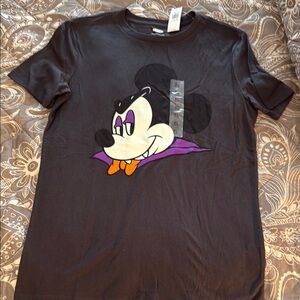 Disney Black T-Shirt with White Logo